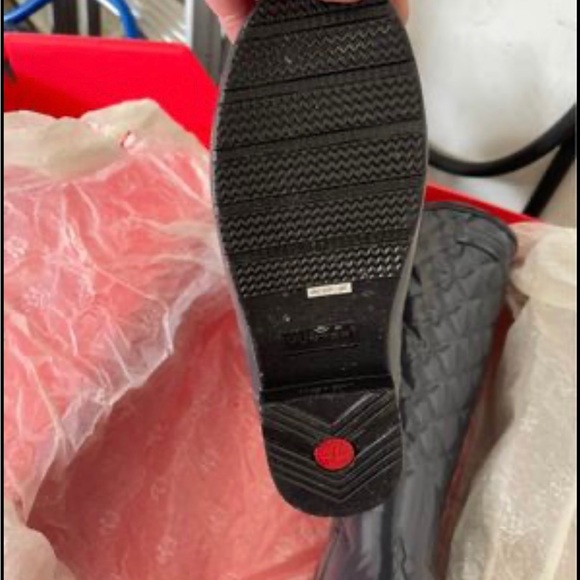 Hunter quilted refined gloss boots - Picture 4 of 7